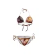 Vivienne Westwood Triangle Bikini With François Boucher Artwork In Pink