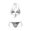 Vivienne Westwood Triangle Swimsuit In Silver