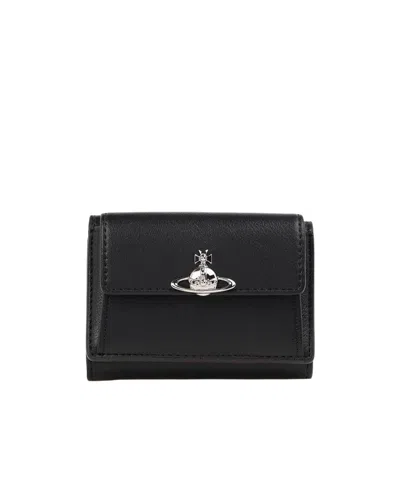 Vivienne Westwood Trifold Wallet In Black