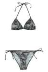 Vivienne Westwood Triangle Top Bikini With Adjustable Straps And All-over Print