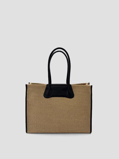 Vivienne Westwood Troand Mini Tote Handbag In Natural