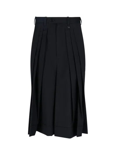 Vivienne Westwood Black Wool Culotte Pants