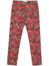 Vivienne Westwood Signature Logo Print High-waisted Trousers In Crazy Orb