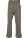 Vivienne Westwood M Cropped Cruise Trousers In Green