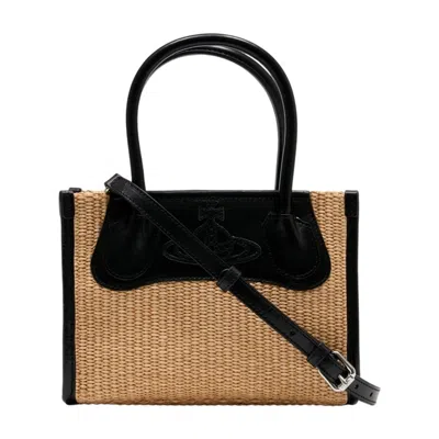Vivienne Westwood Troy Crossbody Bag In Beige