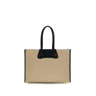 Vivienne Westwood Troy Shoulder Bag  Beige