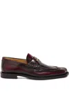Vivienne Westwood Tuesday Coin Loafer Brushed Leather Oxblood 6-39 Women In Brown