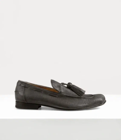 Vivienne Westwood Tuesday Loafer Washed/oiled Leather Anthracite 11-45 Men