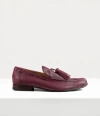 Vivienne Westwood Tuesday Loafer Washed/oiled Leather Wine 11-45 Men In Wine