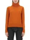Vivienne Westwood Giulia Turtleneck Jersey In Orange