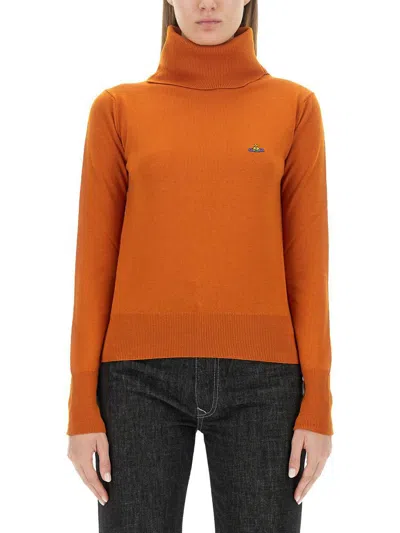 VIVIENNE WESTWOOD VIVIENNE WESTWOOD TURTLENECK JERSEY "GIULIA"