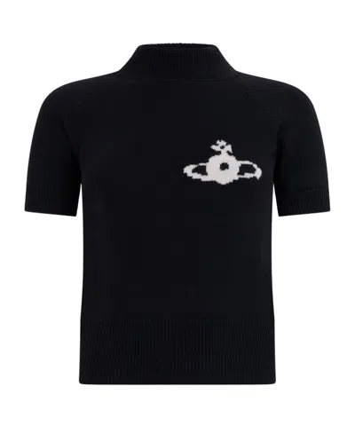 Vivienne Westwood Turtleneck Sweater In Black
