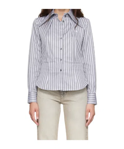 Vivienne Westwood Twill Shirt In Gray