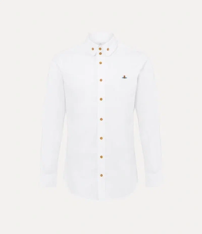 Vivienne Westwood Two Button Krall Shirt Compact Poplin White 52 Men