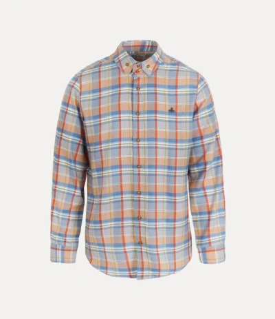Vivienne Westwood Two Button Krall Shirt Fluid Flannel Check Check 54 Men