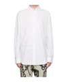 Vivienne Westwood White Two Button Krall Shirt In White