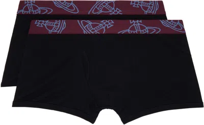 Vivienne Westwood Two-pack Black Band Boxer Briefs