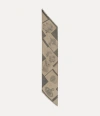 Vivienne Westwood Two Point Scarf Black Figurines Unisex In Black