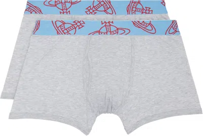Vivienne Westwood Two-pack Gray Band Boxer Briefs