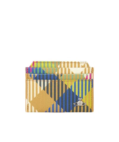 Vivienne Westwood Ultra-thin Card Holder In Animal Print