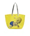 Vivienne Westwood Utility Small Shopper Tote In Yellow