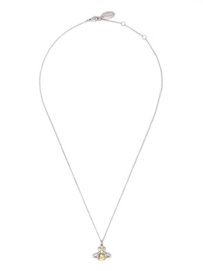 Vivienne Westwood Valentina Necklace In 银色