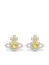 Vivienne Westwood Valentina Orb-embellished Stud Earrings In Silver