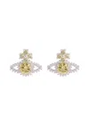 Vivienne Westwood Valentina Orb-embellished Stud Earrings In Silver