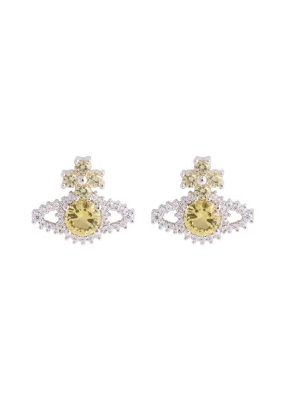 Vivienne Westwood Valentina Orb-embellished Stud Earrings In Gold