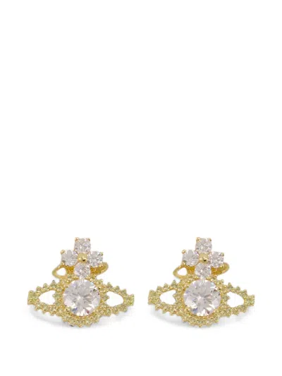 Vivienne Westwood Valentina Orb-motif Earrings In Gold