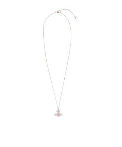 Vivienne Westwood Valentina Orbnecklace In White