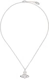Vivienne Westwood Valentine's Agnatha Bas Relief Pendant Necklace In Metallic