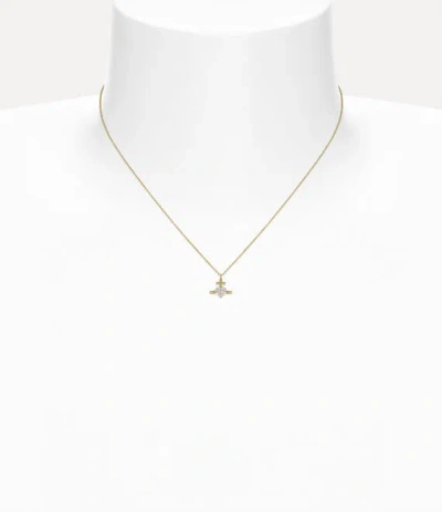 Vivienne Westwood Valentine's Gold Heart Pendant Necklace 9k Gold Women