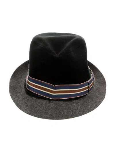 Pre-owned Vivienne Westwood Velvet Bucket Hat In Black