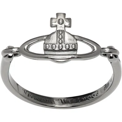 Vivienne Westwood Vendome Ring In Metallic