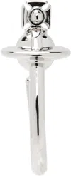 Vivienne Westwood Vera Hoop Single Earring In Metallic