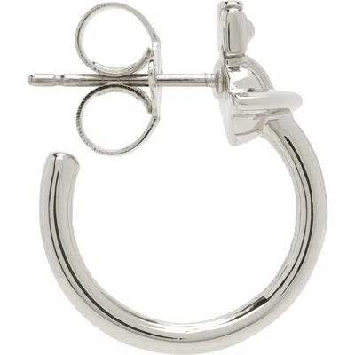 Vivienne Westwood Vera Single Hoop Earring In Metallic