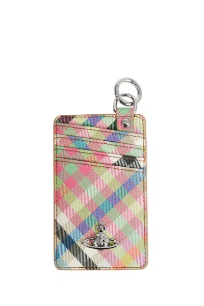 Vivienne Westwood Vertical Card Holder In Multi