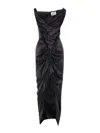Vivienne Westwood Black Panther Maxi Dress In Negro