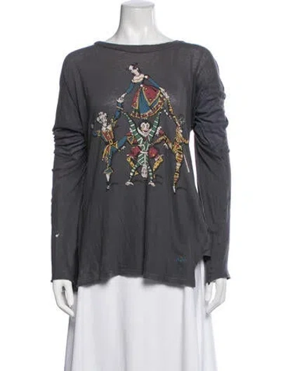 Pre-owned Vivienne Westwood Vintage 1990's T-shirt In Grey