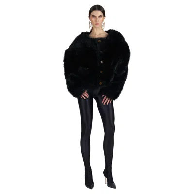 Pre-owned Vivienne Westwood Vintage F/w 1992 Faux Fur Gorilla Jacket In Black