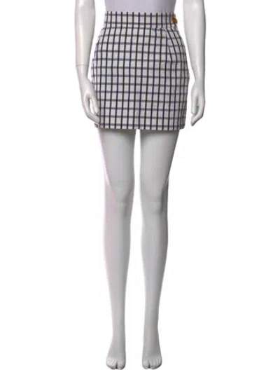 Pre-owned Vivienne Westwood Vintage Mini Skirt In Blue