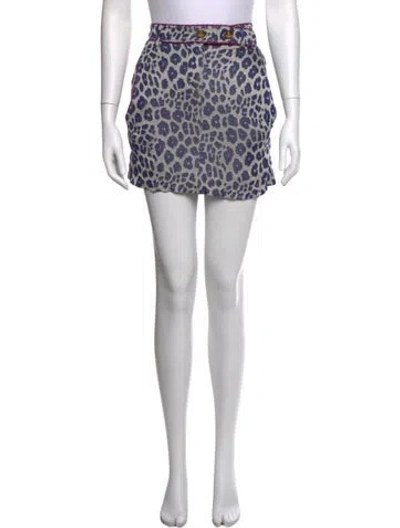 Pre-owned Vivienne Westwood Vintage Mini Skirt In Gray