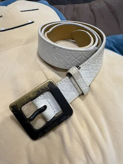 Pre-owned Vivienne Westwood Vintage  Belt In White