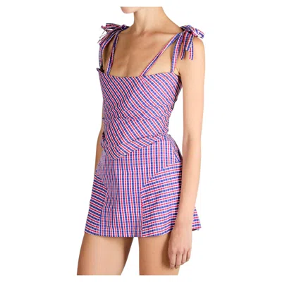 Pre-owned Vivienne Westwood Vintage  S/s 1994 Plaid Print Corset Skirt Set In Beige