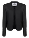 Vivienne Westwood Open Front Jacket In Black