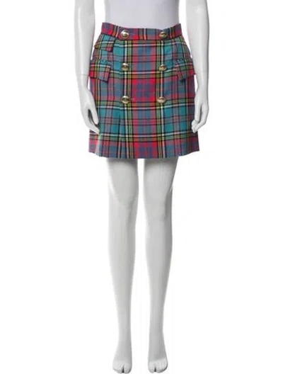 Pre-owned Vivienne Westwood Virgin Wool Mini Skirt W/ Tags In White