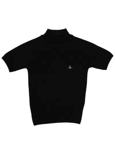Vivienne Westwood Virgin Wool Sweater In Black
