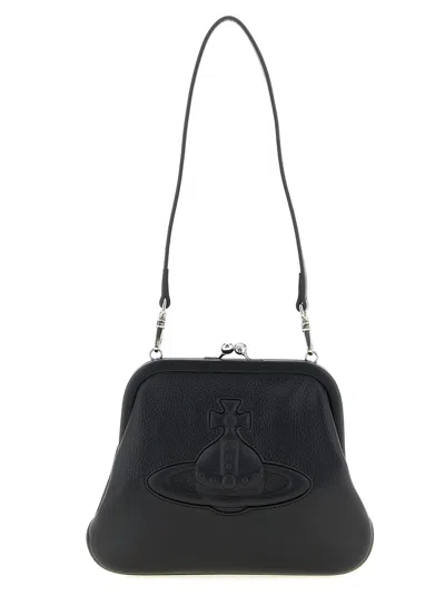 Vivienne Westwood 'vivienne' Clutch In Black
