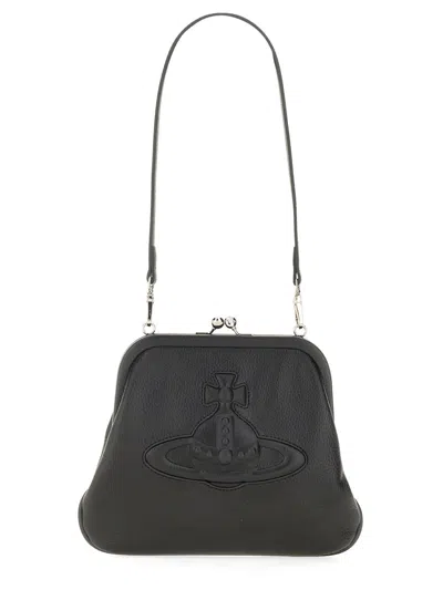 Vivienne Westwood Vivienne's Clutch Bag In Black